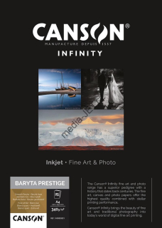 Canson Baryta Prestige II 340 gsm – prémiový barytový papír pro inkjet tisk